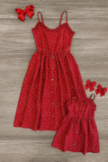 Mom & Me - Red Polka Dot Dress