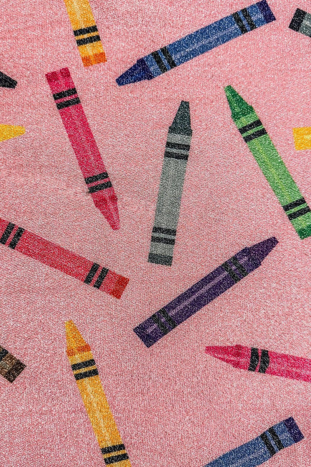 Mom & Me - Pink Glitter Crayon Dress