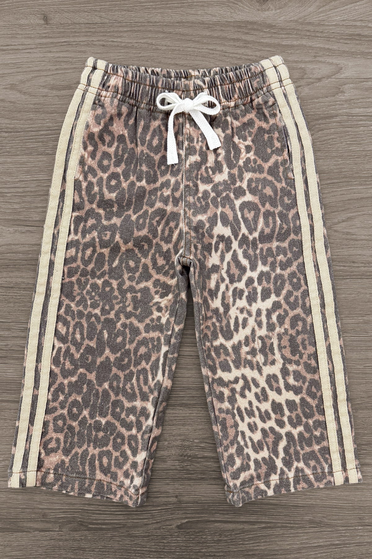 Cheetah Print Denim Pants