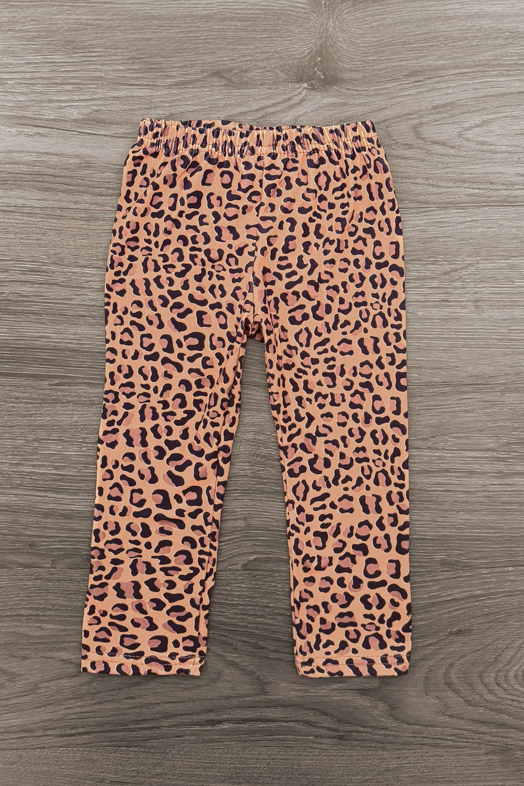 Faux Denim Cheetah Legging Set