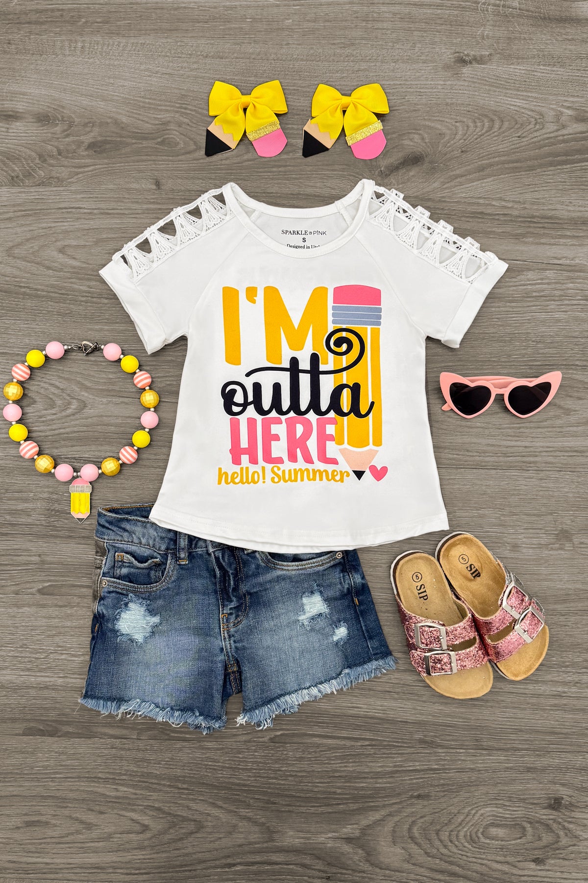 "I'm Outta Here, Hello! Summer" School Top