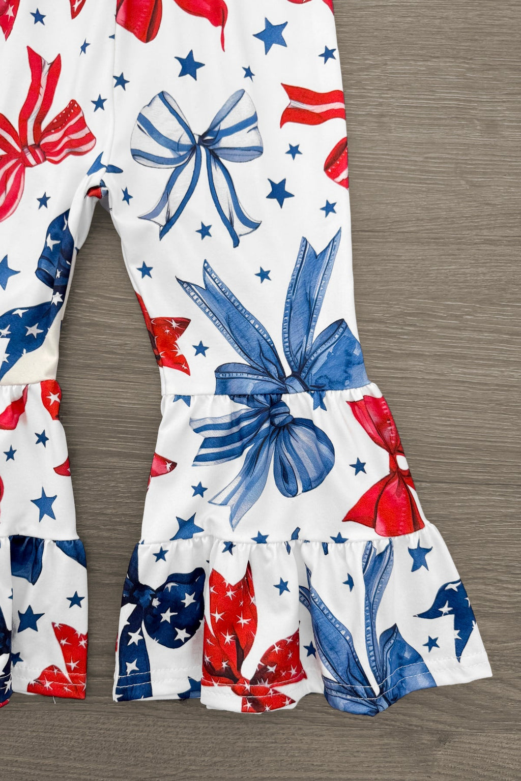 Mom & Me - Red White & Blue Bow Jumpsuit