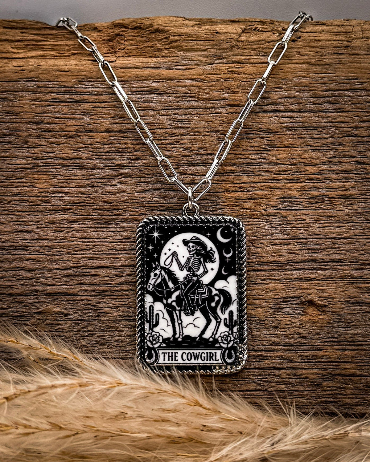 Deadwood Cowgirl Fashion Pendant Necklace