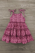 Mom & Me - Plum Floral Dress