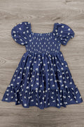 Mom & Me - Navy Floral Dress