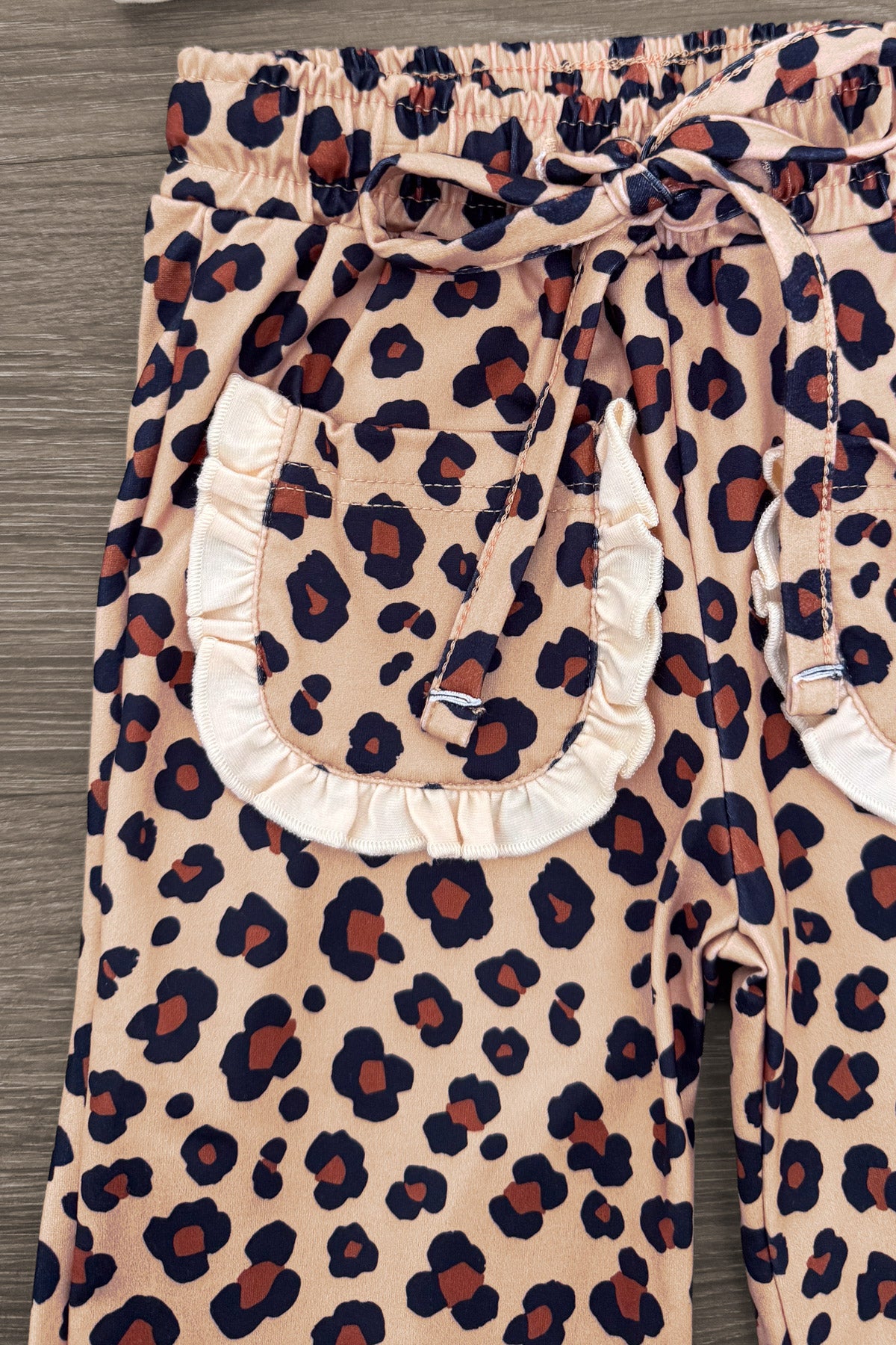 "Thankful" Cheetah Bow Pant Set