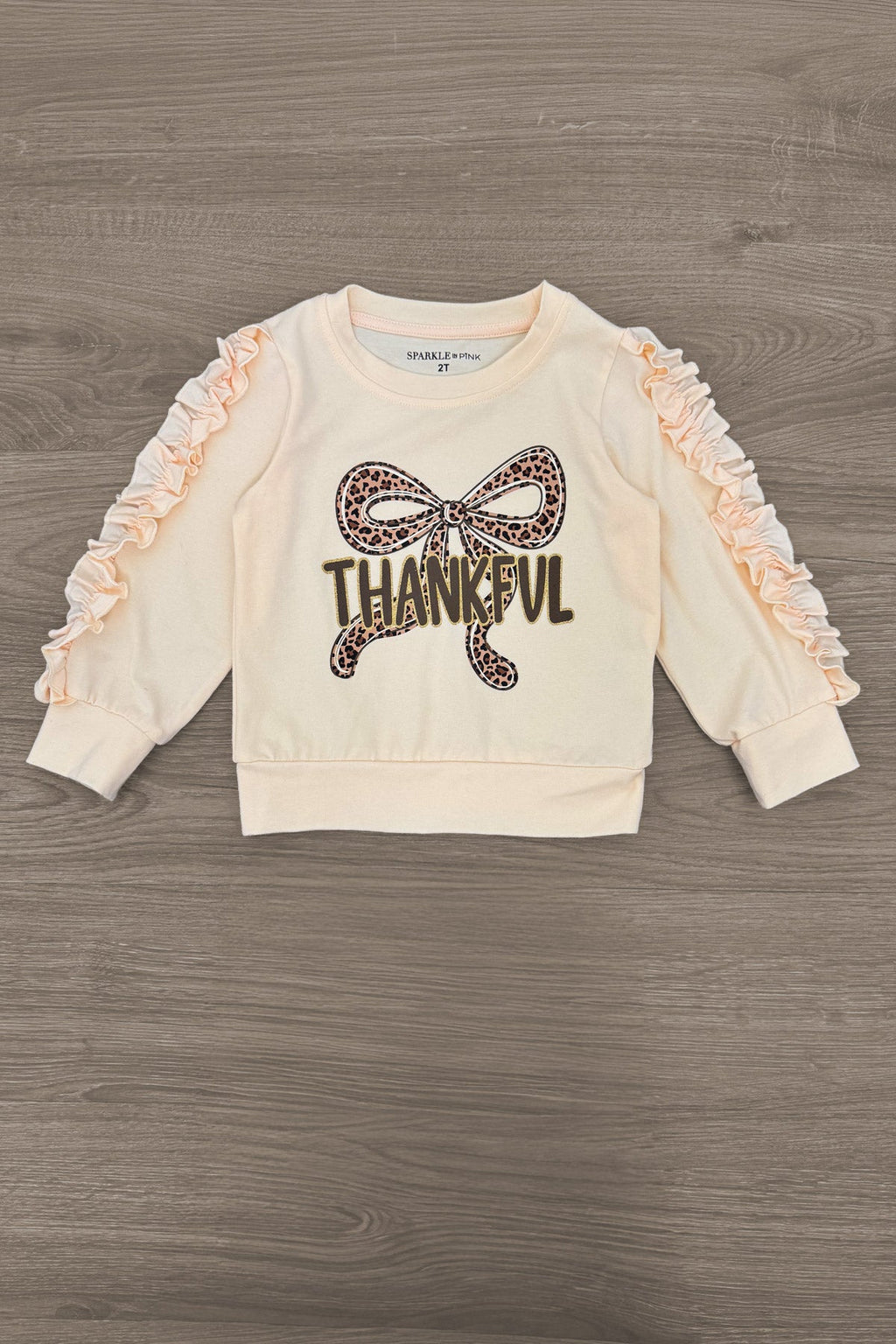 "Thankful" Cheetah Bow Pant Set