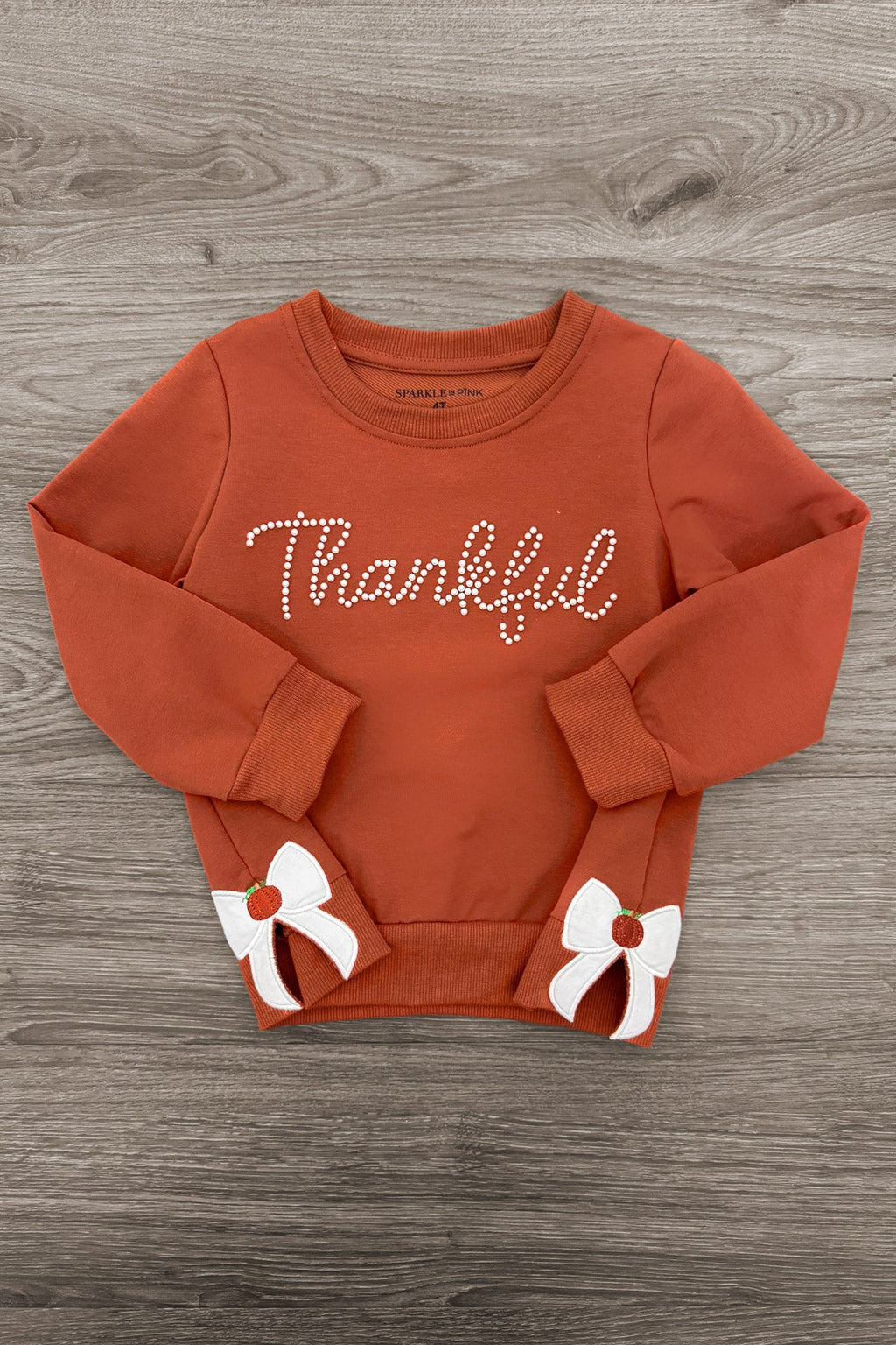 Mom & Me - "Thankful" Bow Pullover