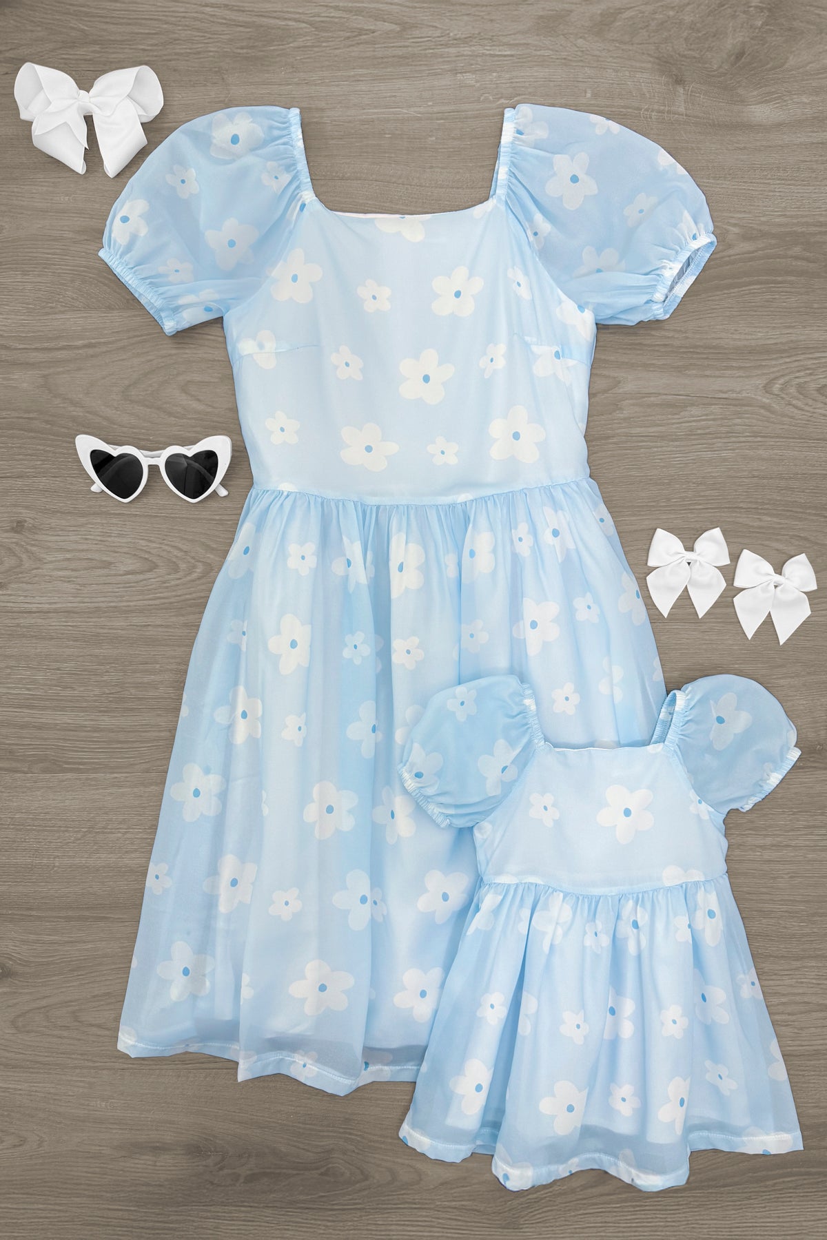 Mom & Me - Flower Print Dress