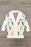 Mom & Me - Crayon Cardigan
