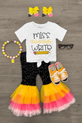 "Miss Always Write" Sequin Bell Bottom Set