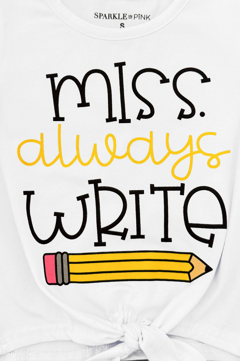 "Miss Always Write" Sequin Bell Bottom Set