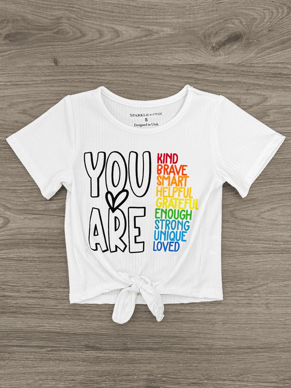 "You Are..." Rainbow Pencil Bell Bottom Set