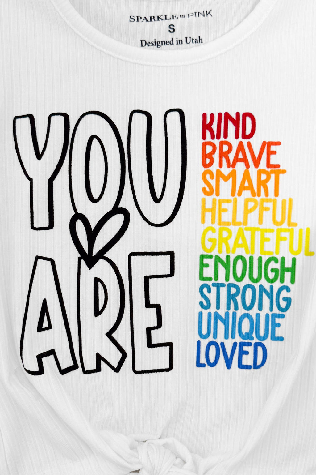 "You Are..." Rainbow Pencil Bell Bottom Set