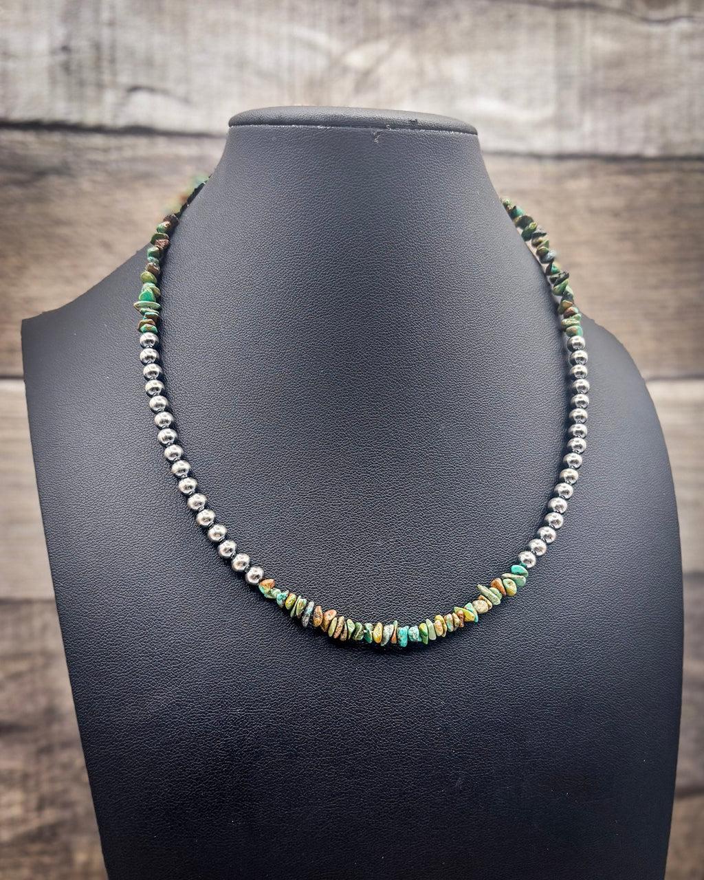 Briar Trail Turquoise and Sterling Silver Necklace
