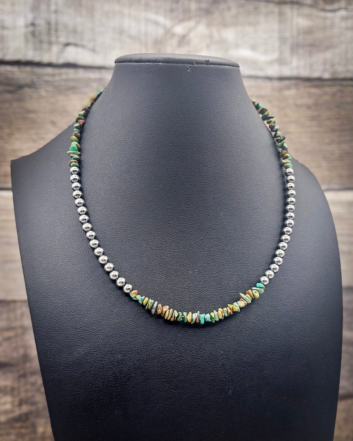 Briar Trail Turquoise and Sterling Silver Necklace