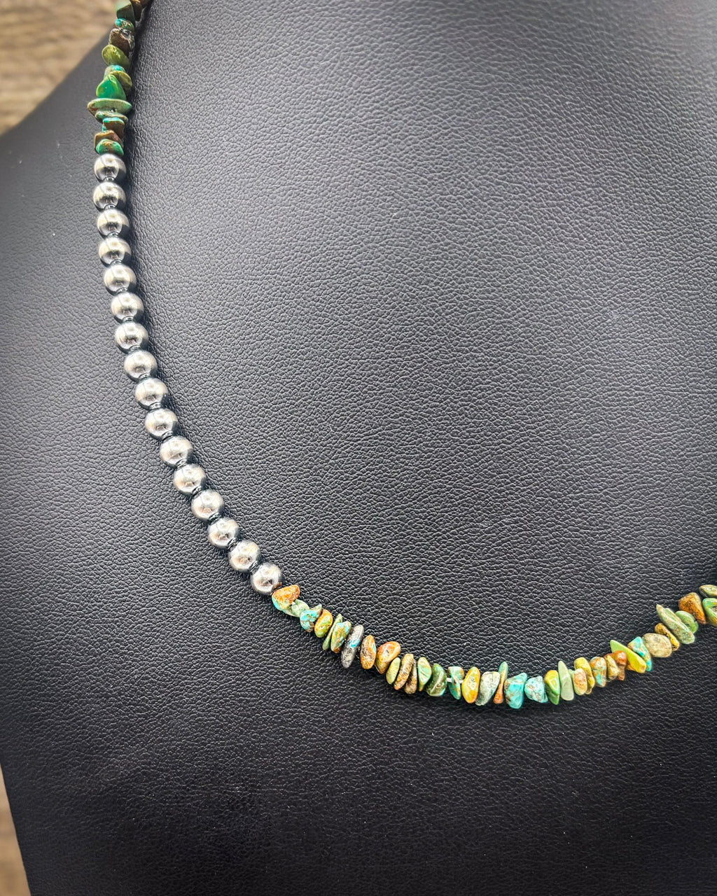 Briar Trail Turquoise and Sterling Silver Necklace