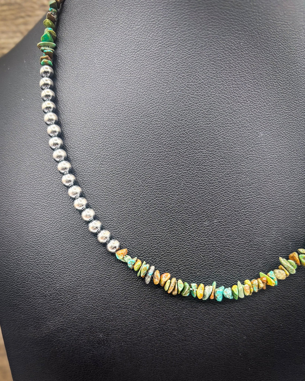 Briar Trail Turquoise and Sterling Silver Necklace