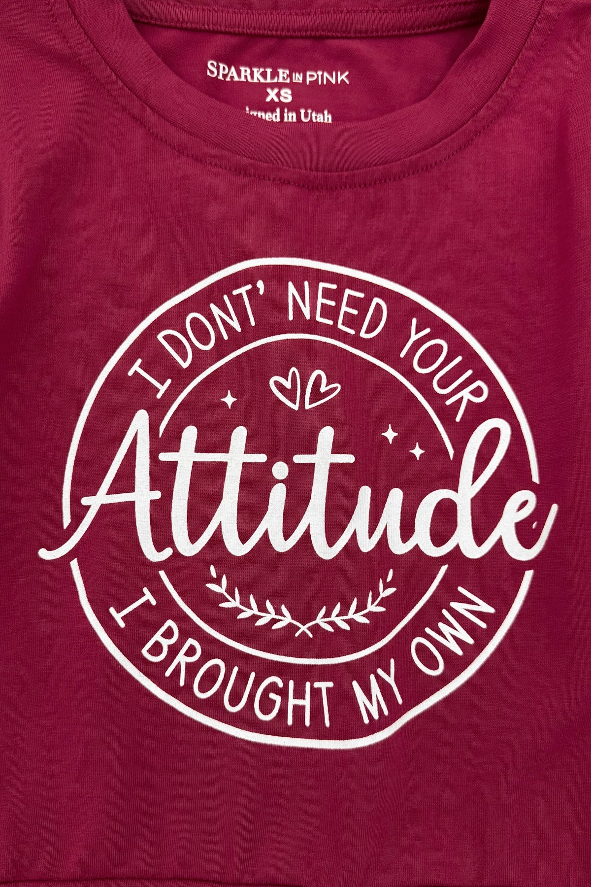 "I Don't Need Your Attitude..." Sequin Bell Bottom Set