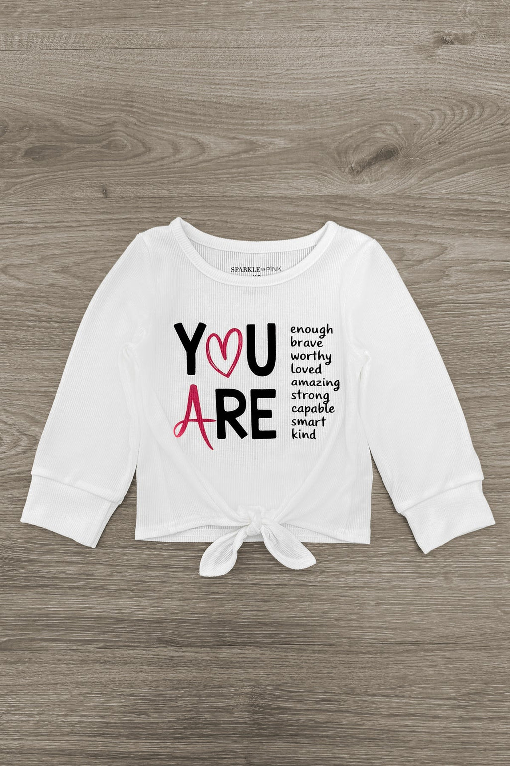"You Are..." Black Denim Bell Bottom Set