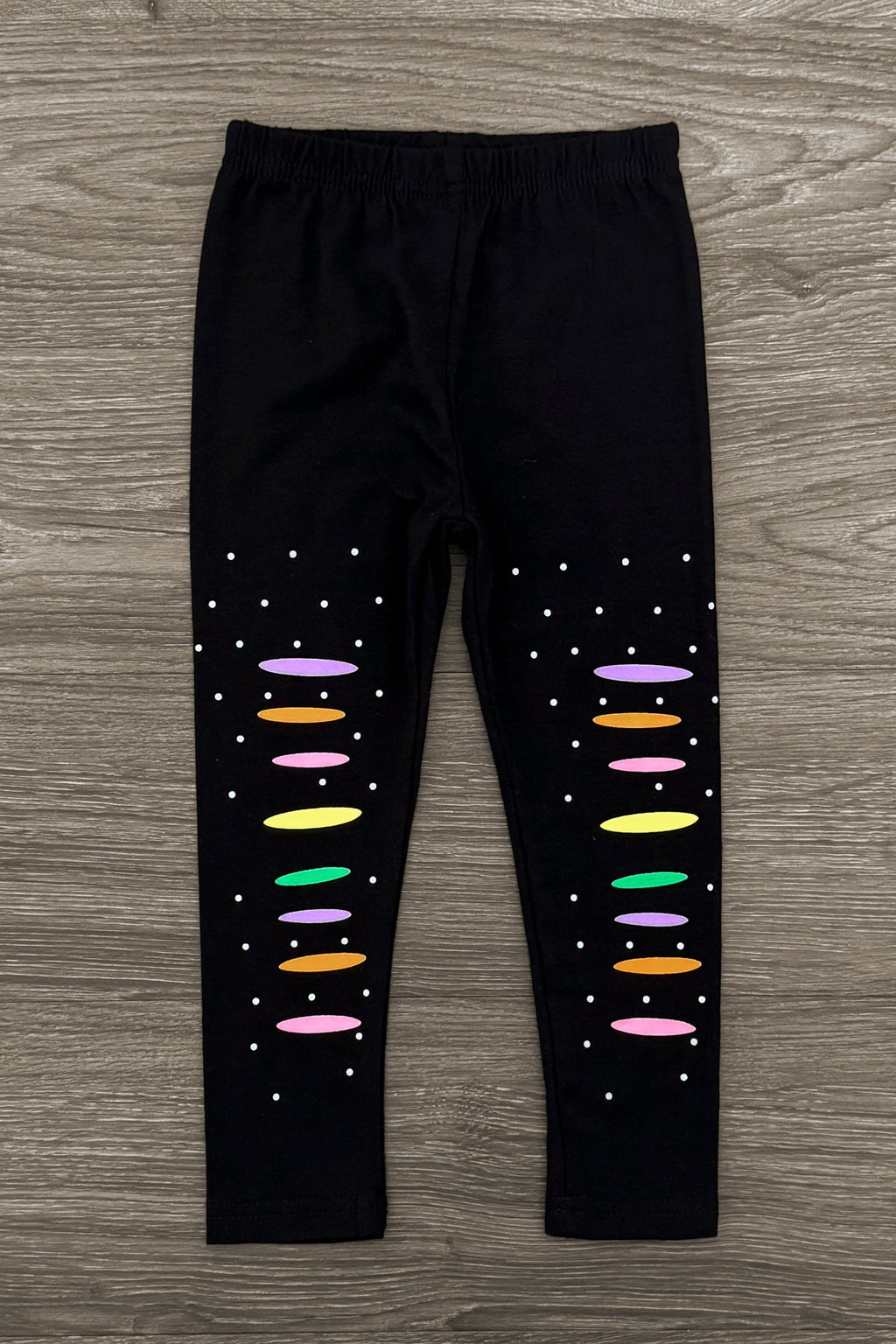 "Sassy" Rainbow Chenille Patch Legging Set