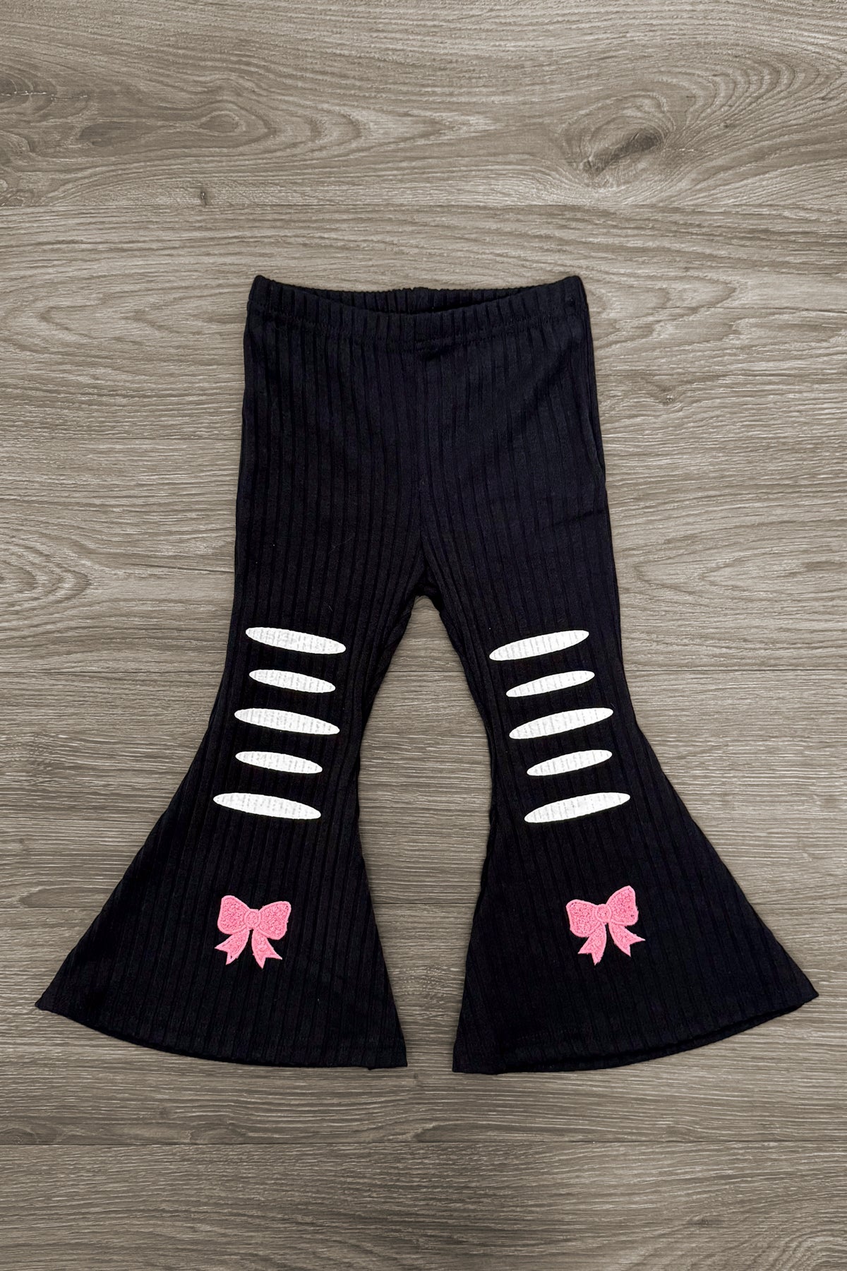"Be Kind" Ribbed Flare Pant Set