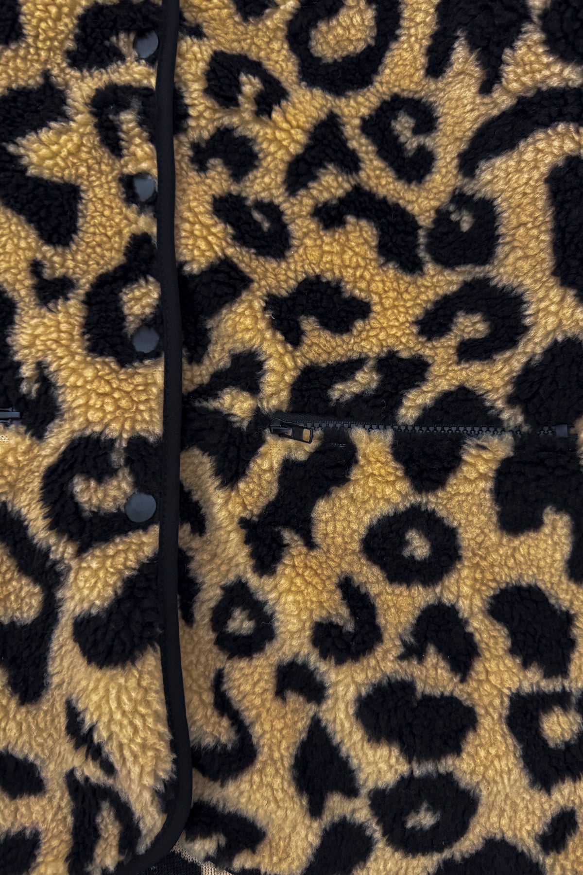 Mom & Me - Cheetah Button Down Sherpa Jacket