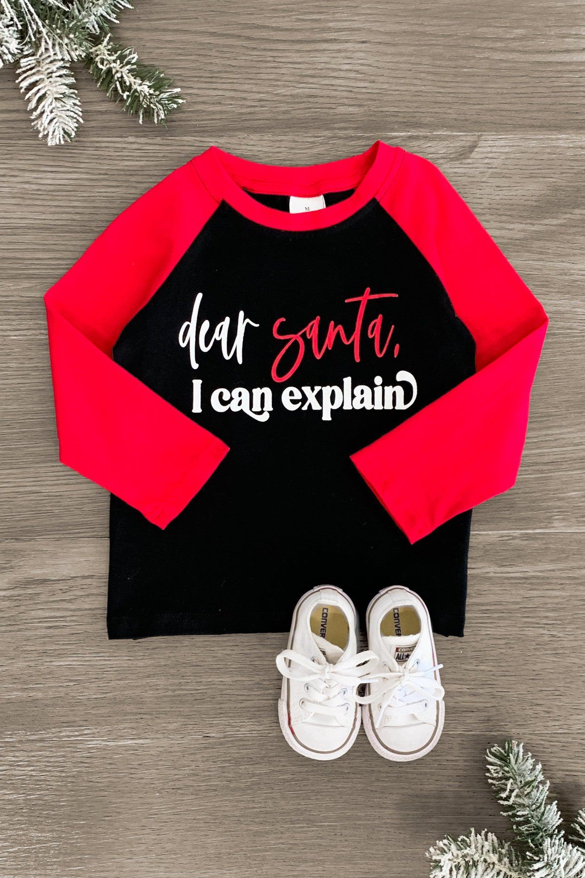 "Dear Santa, I Can Explain" Matching Boy or Girl Set