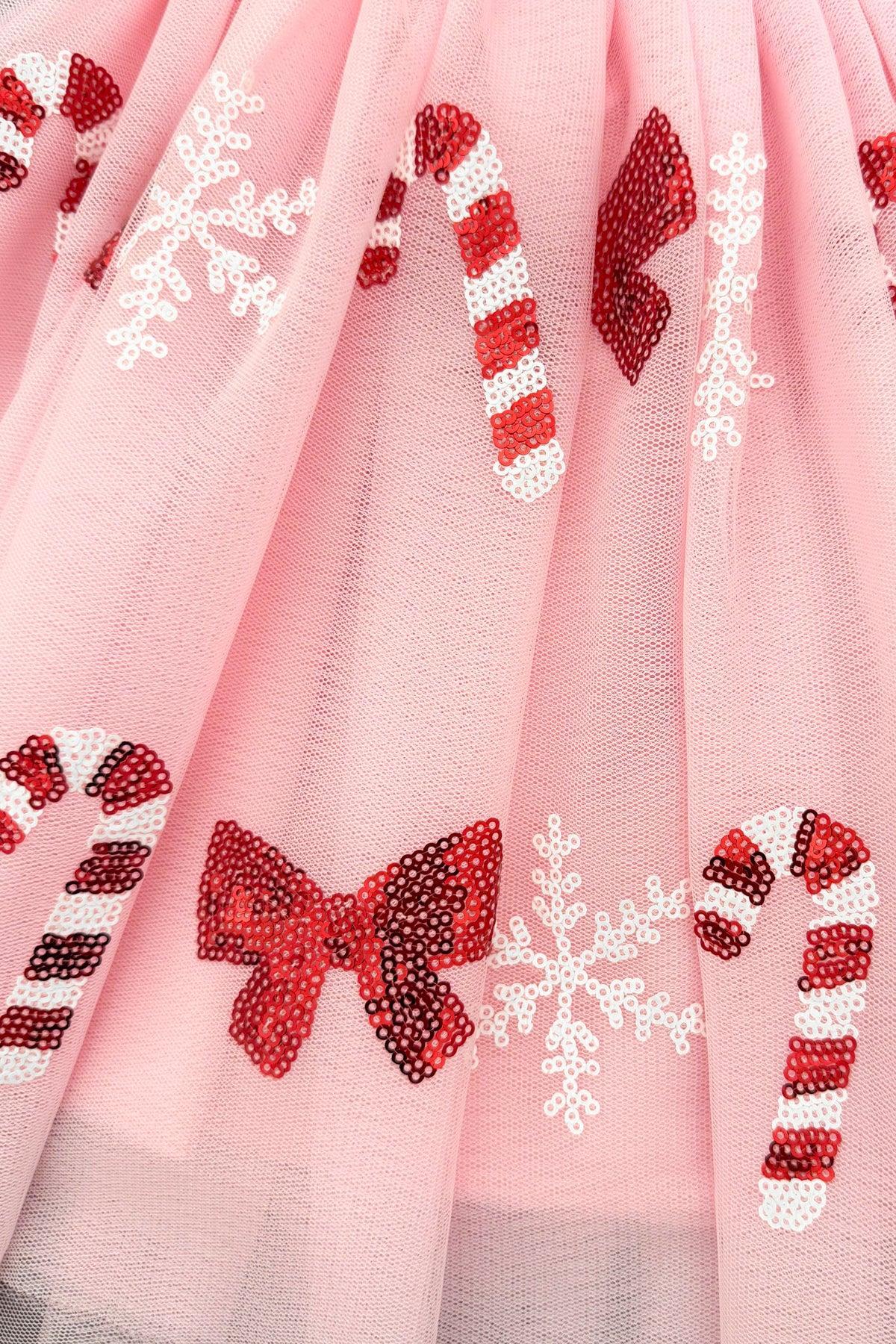 Pink Christmas Tutu Skirt Set