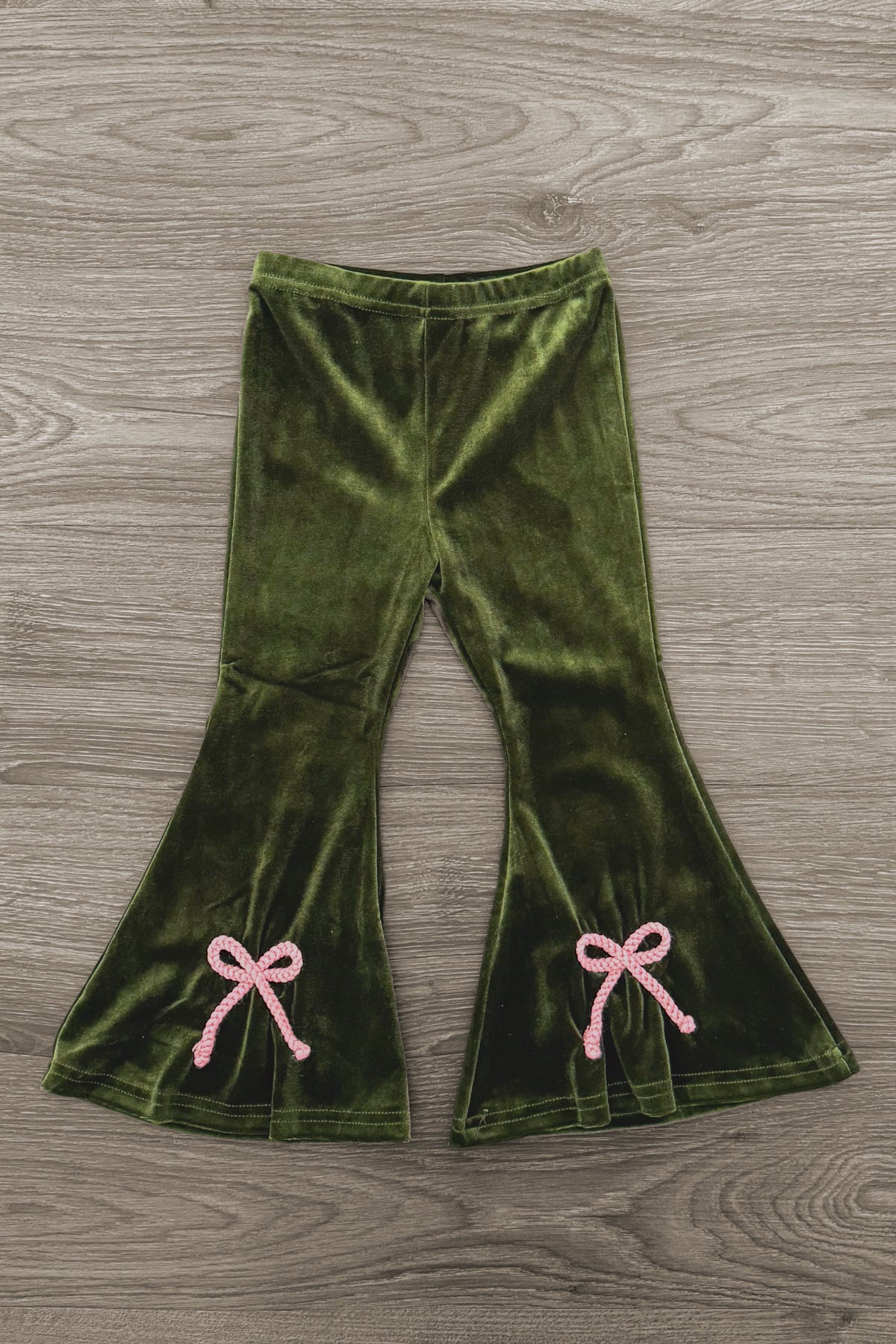 Christmas Tree Knit Sweater Flare Pant Set