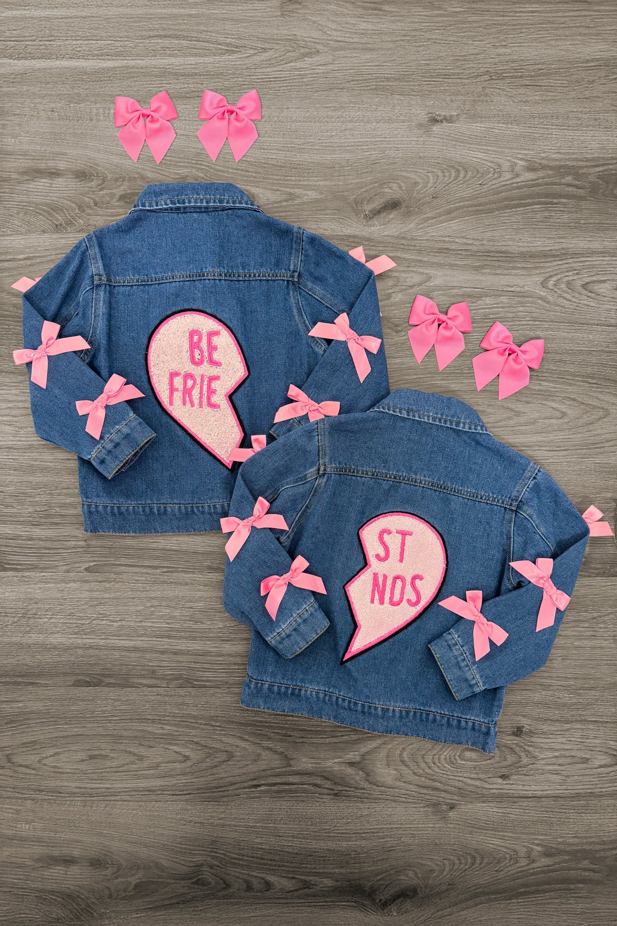 "Best Friends" Denim Jacket