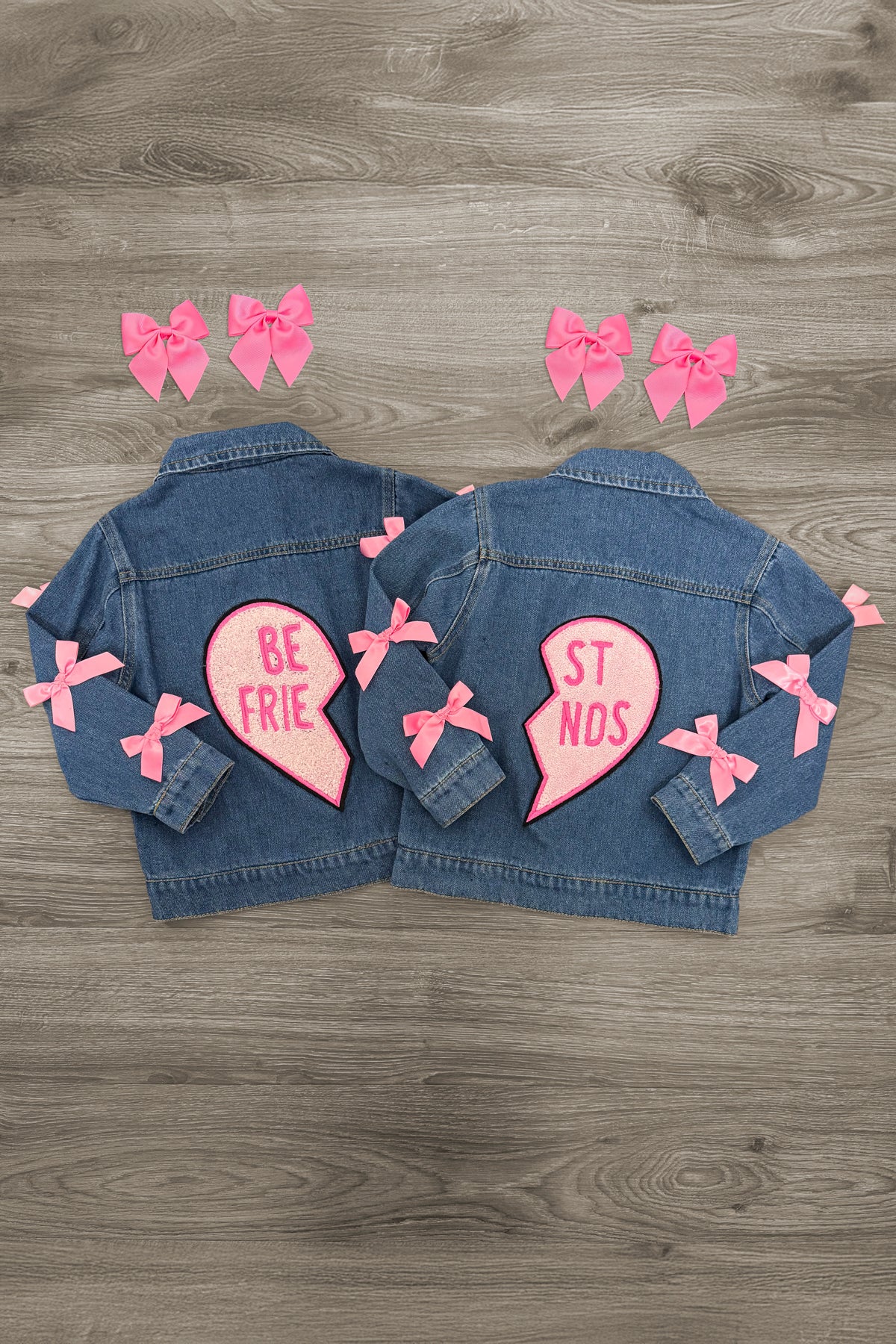 "Best Friends" Denim Jacket