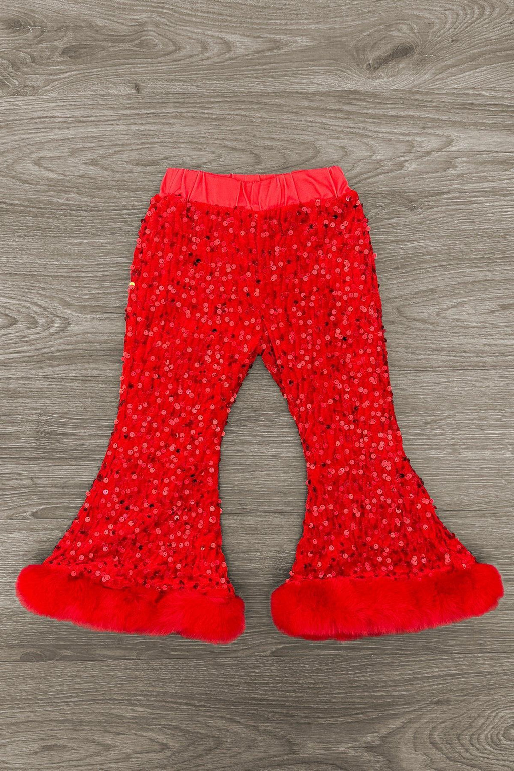 "Better Not Pout" Sequin Flare Set