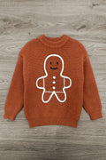 Brown Gingerbread Man Sweater