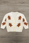 Mom & Me - Gingerbread Sweater Cardigan