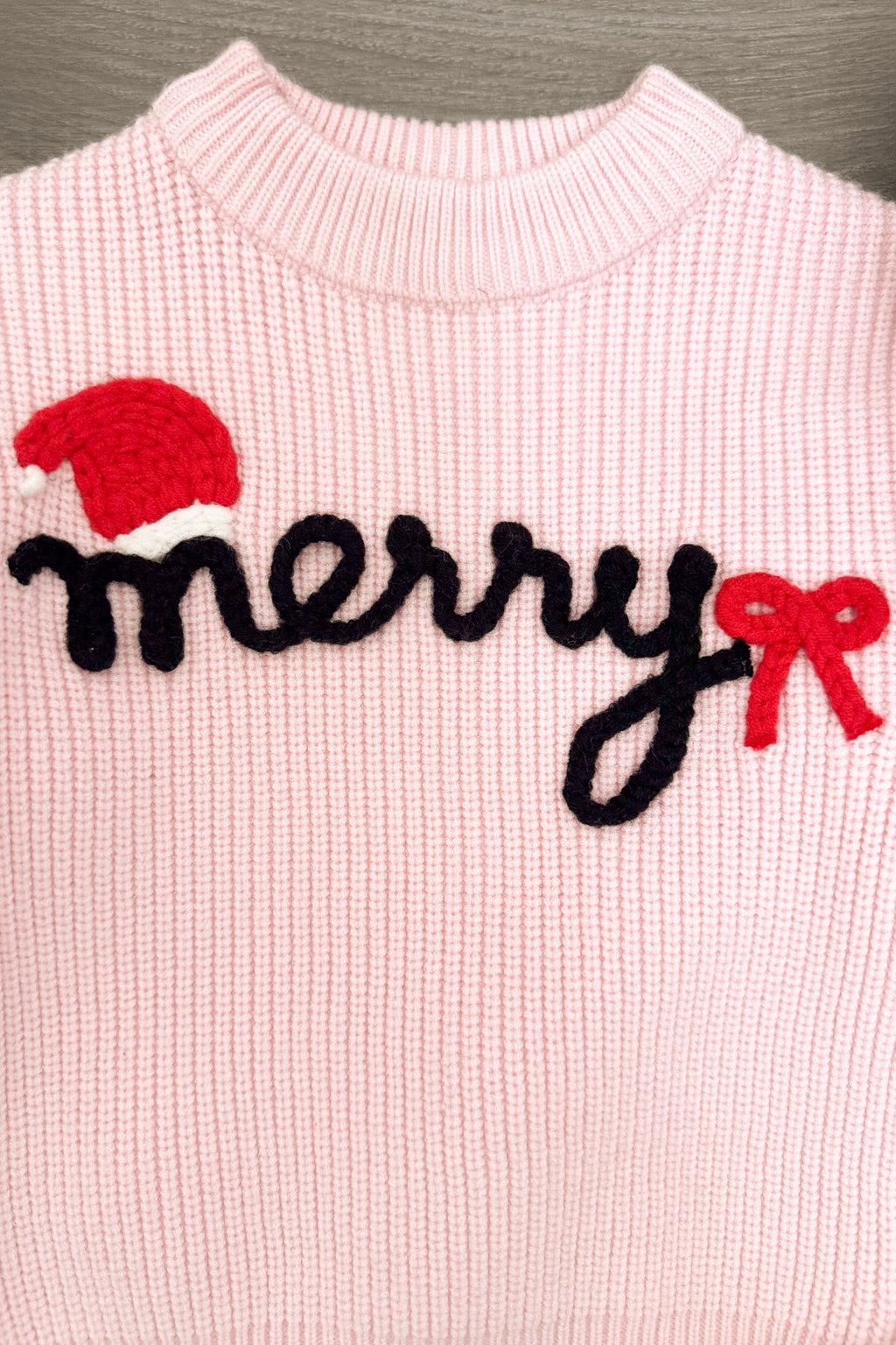 "Merry" Knit Sweater Velvet Flare Pant Set