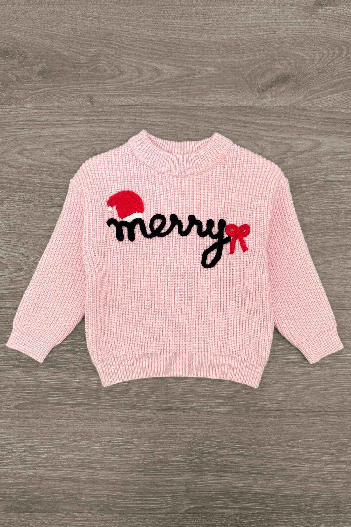 "Merry" Knit Sweater Velvet Flare Pant Set