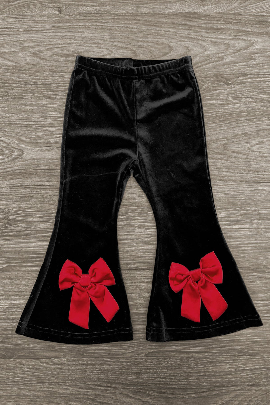 "Merry" Knit Sweater Velvet Flare Pant Set