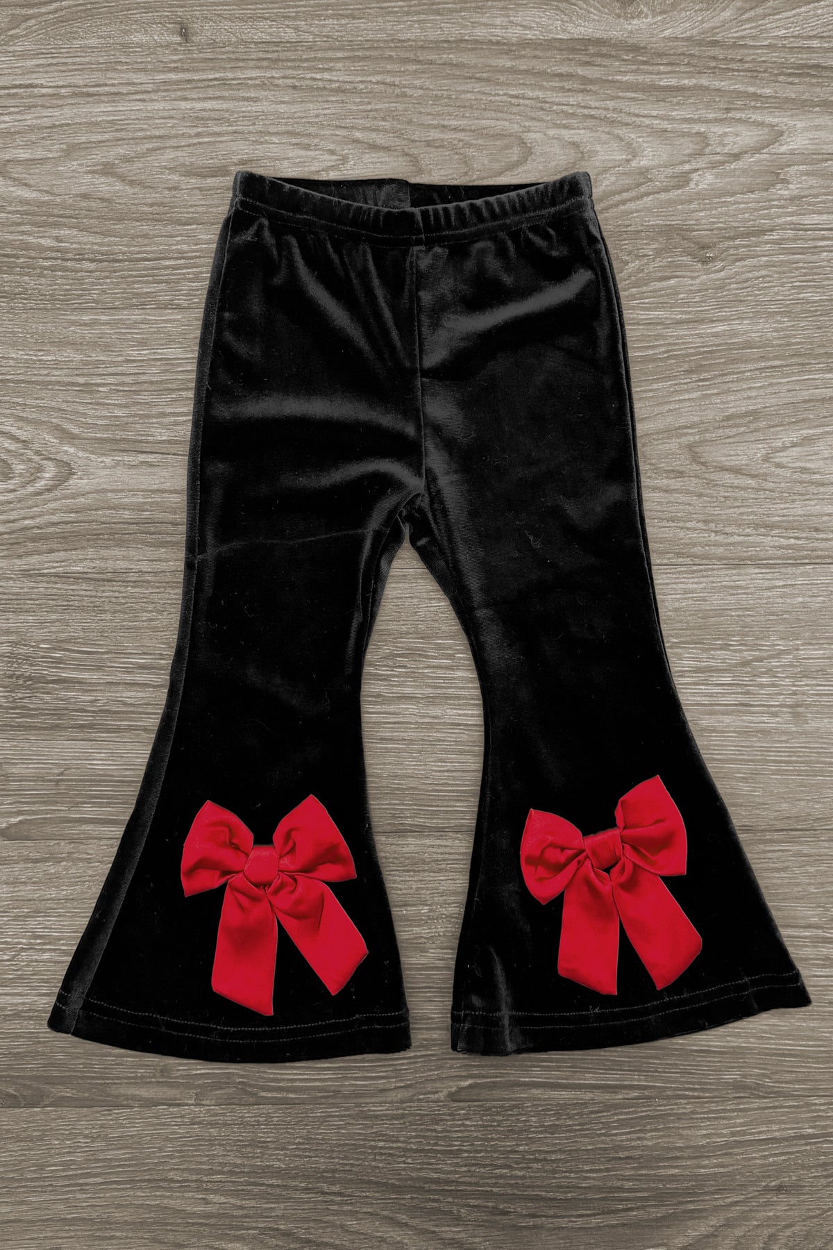 "Merry" Knit Sweater Velvet Flare Pant Set