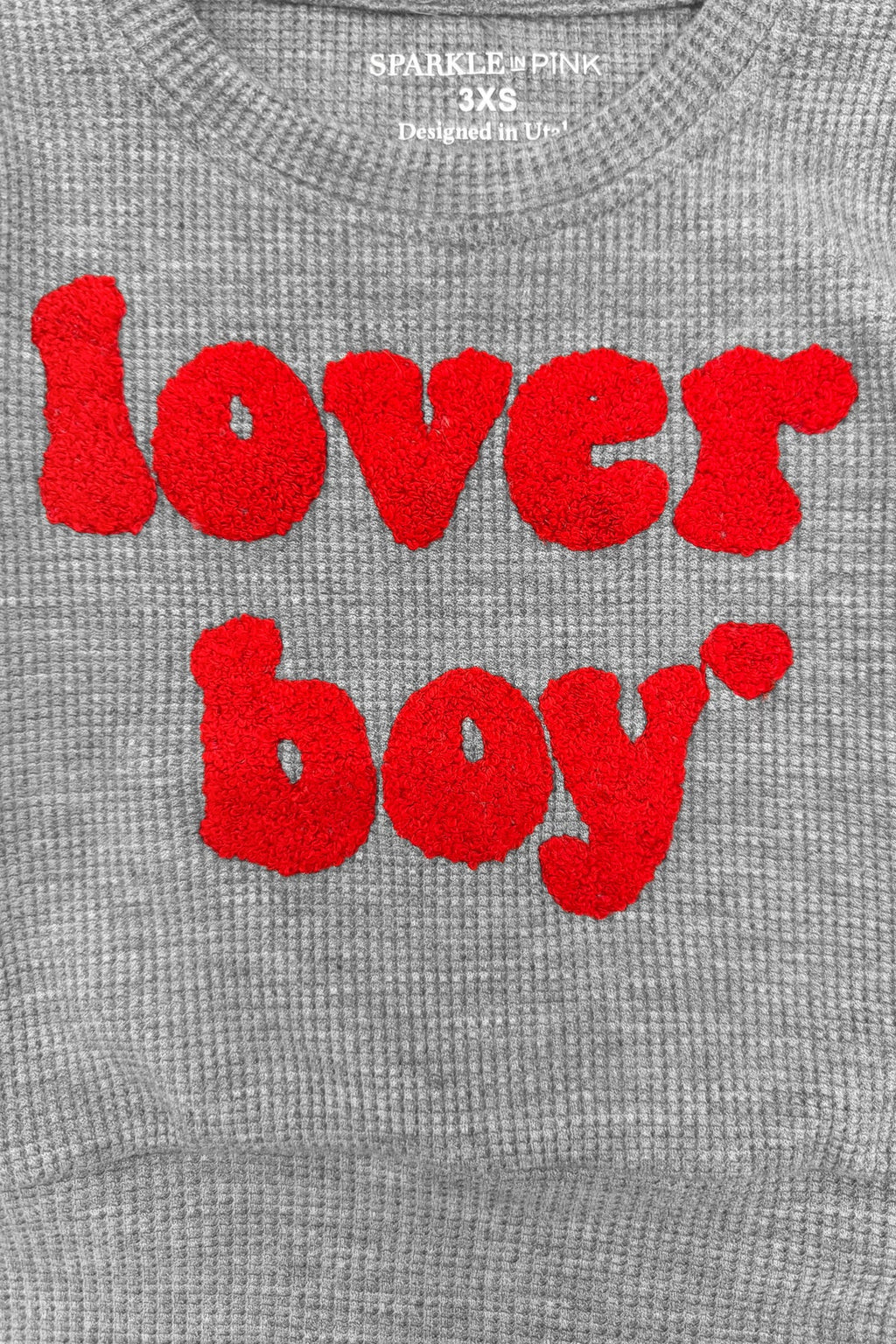 "Lover Boy" Waffle Knit Lounge Set