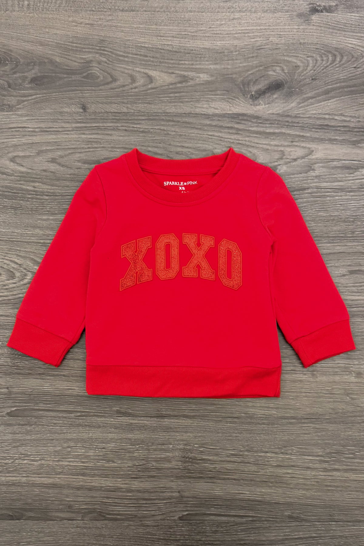 "XOXO" Heart Denim Pant Set
