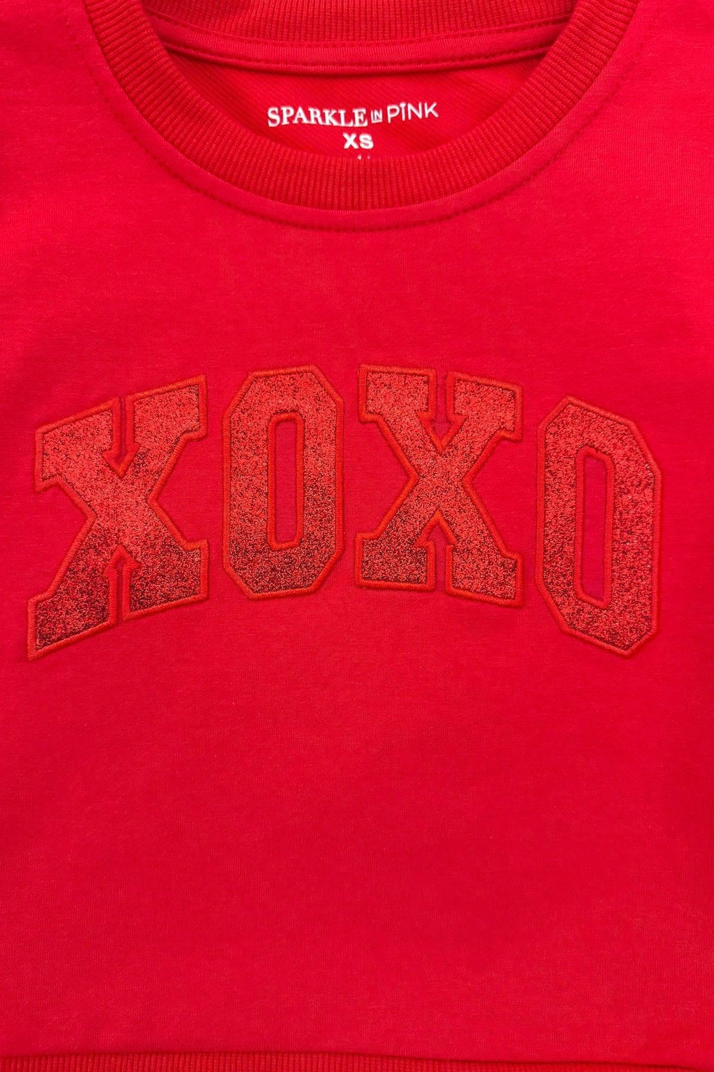 "XOXO" Heart Denim Pant Set