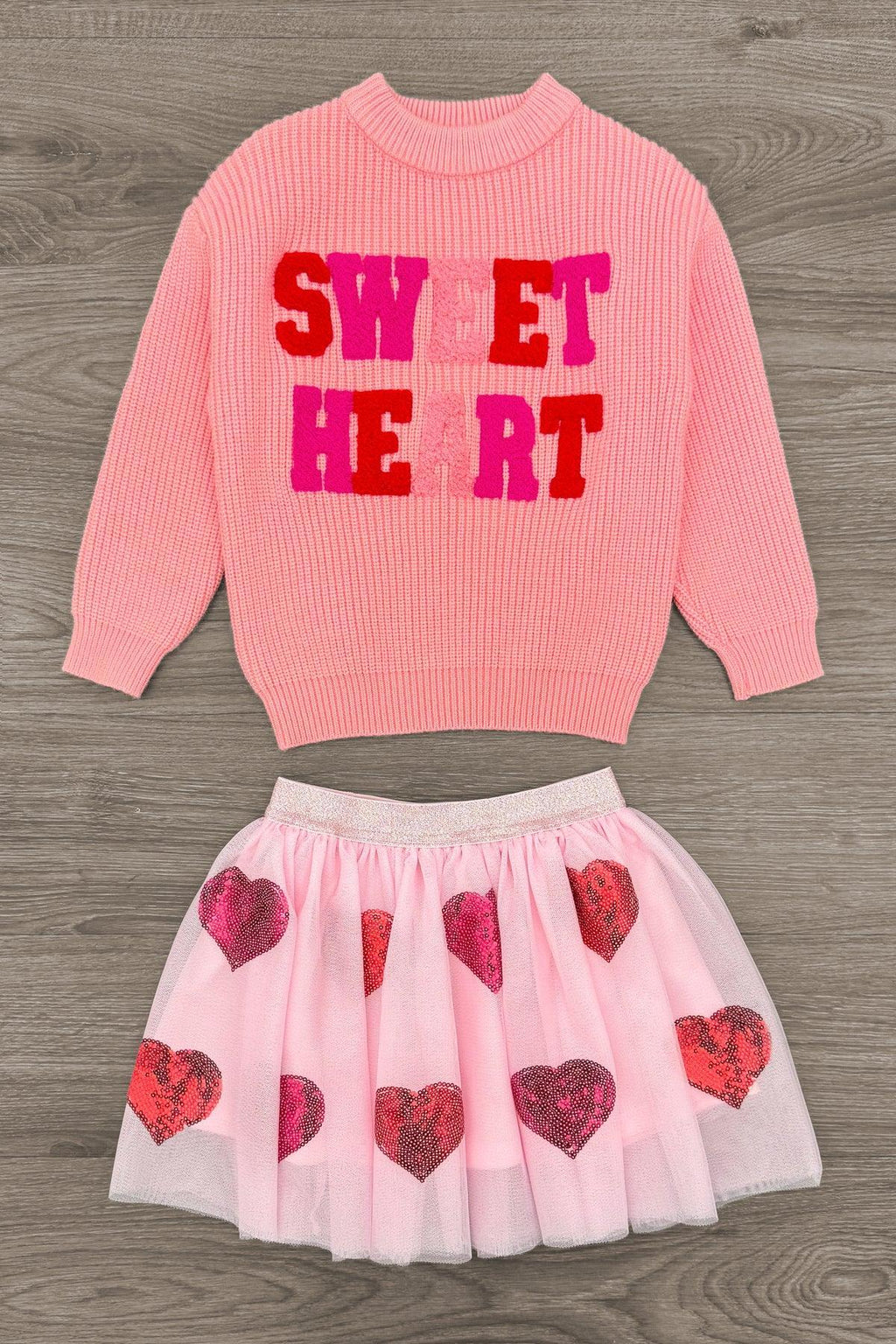 "Sweet Heart" Tutu Skirt Set