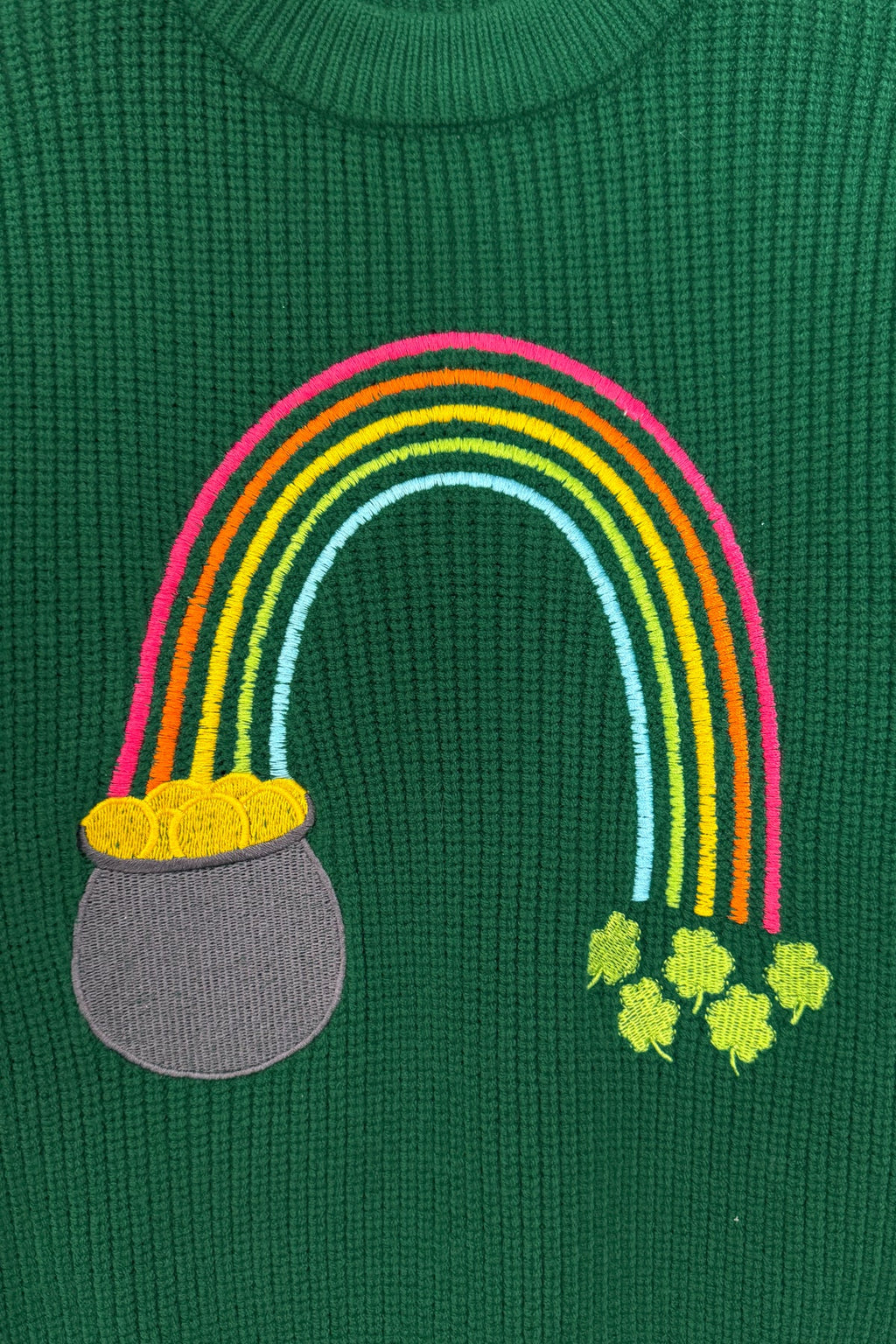 Lucky Rainbow Sweater Skirt Set