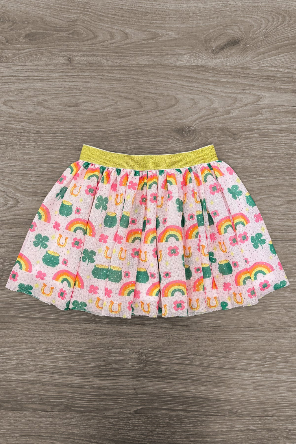 Lucky Rainbow Sweater Skirt Set