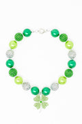 Four Leaf Clover Bubblegum Necklace