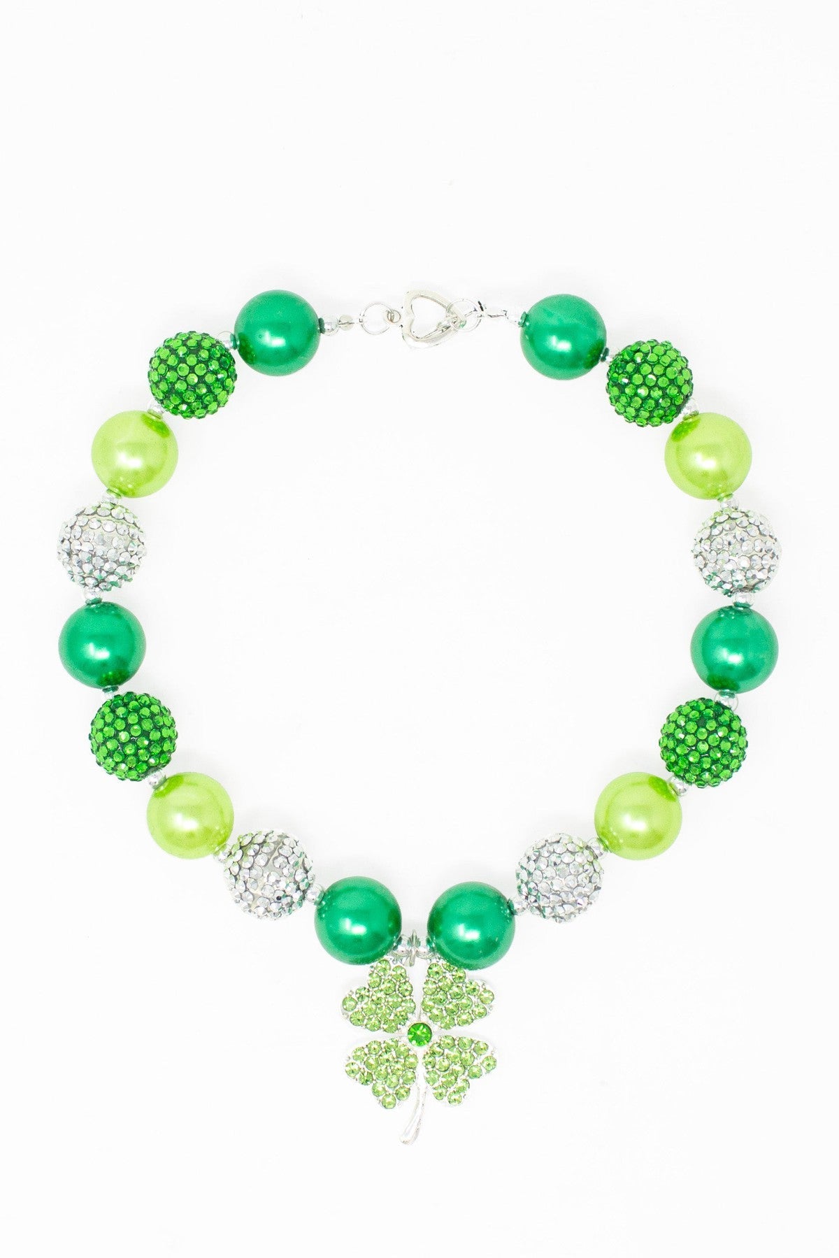 Four Leaf Clover Bubblegum Necklace
