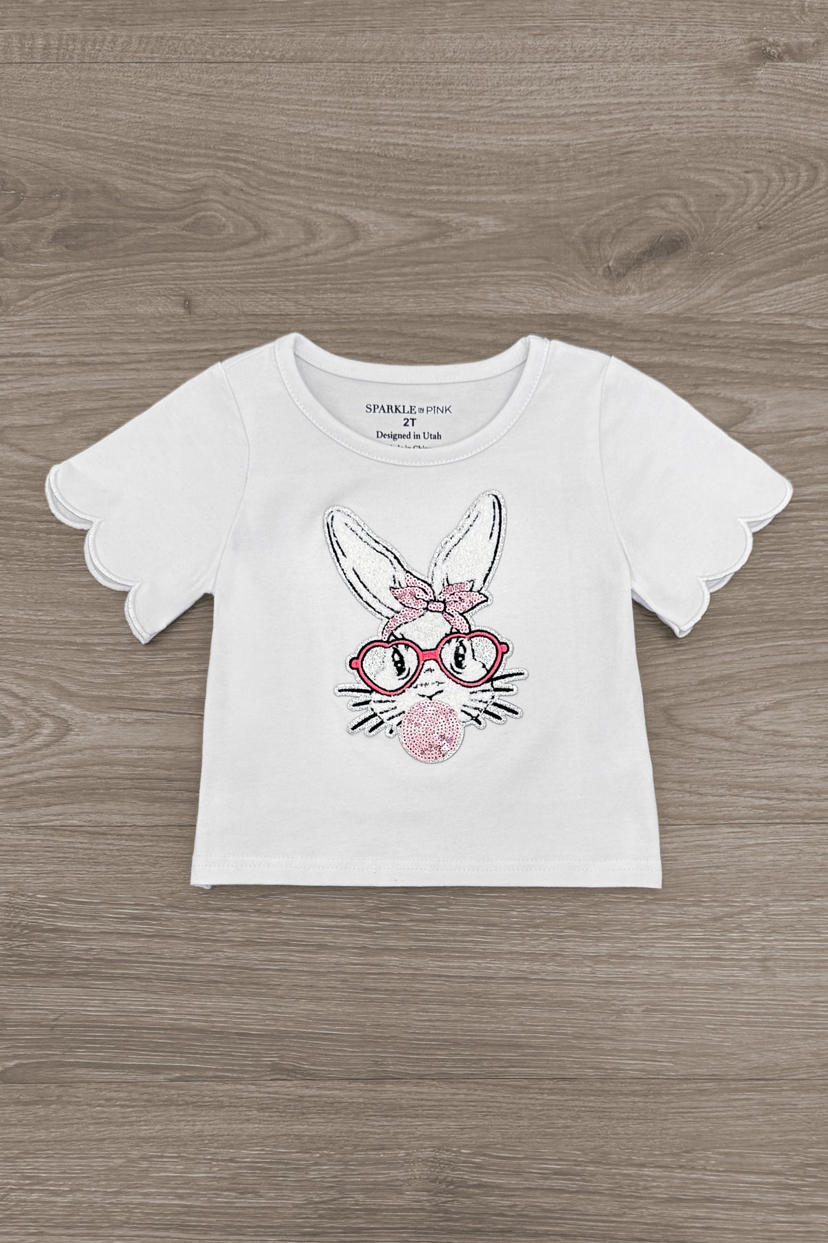 Bunny & Bows Sequin Denim Pant Set