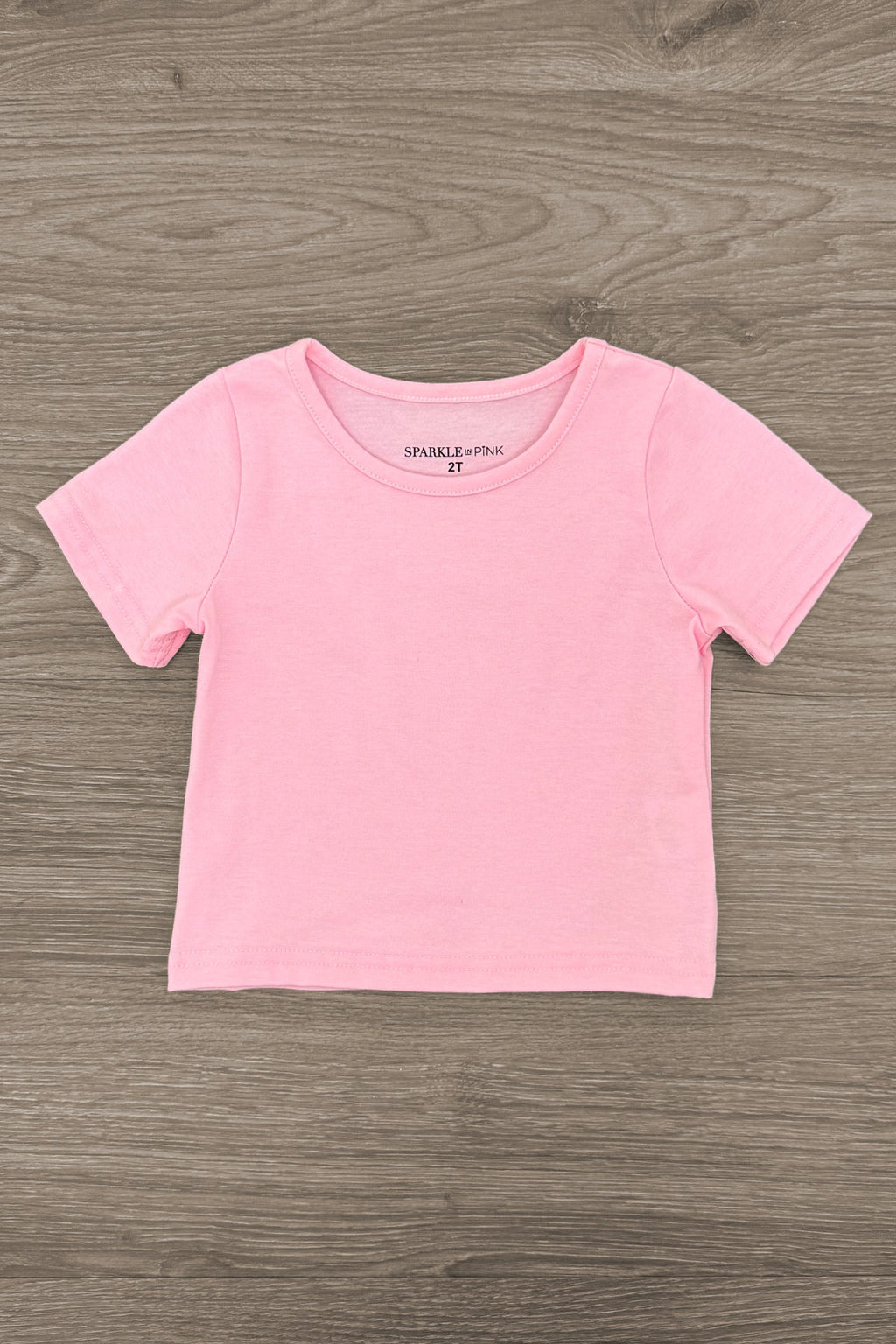 Pink Denim Bunny Overall Set