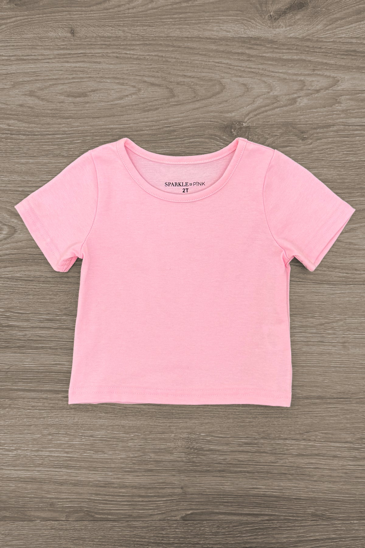 Pink Denim Bunny Overall Set
